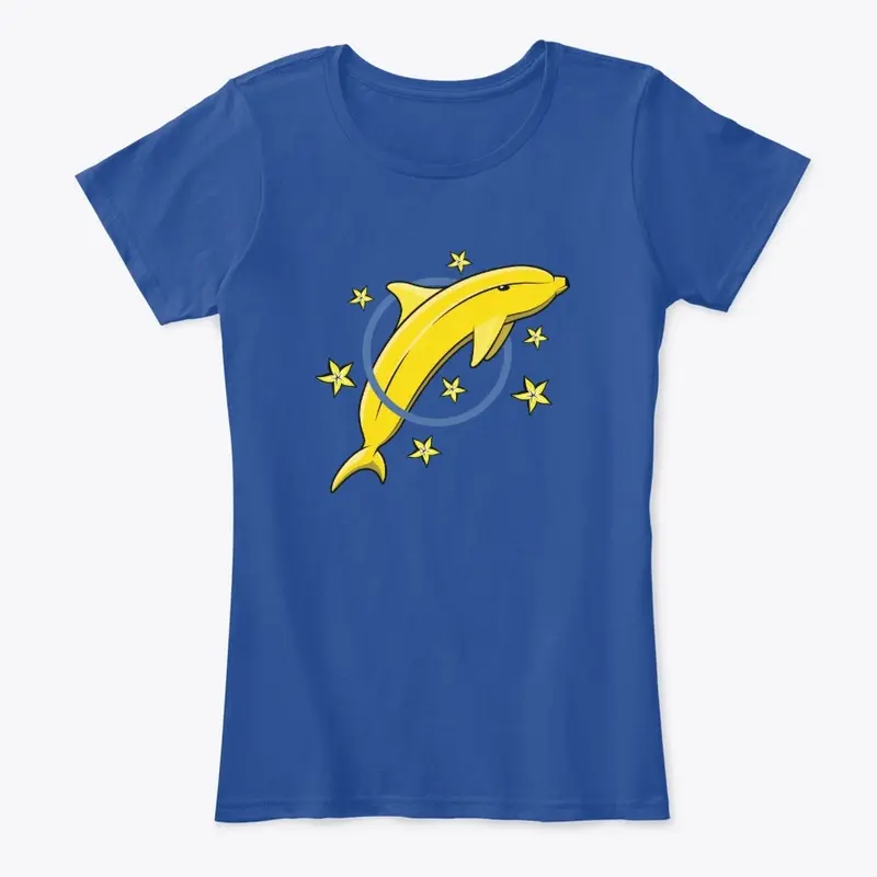 Cute Banana Dolphin 